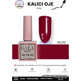 Gala Smart Bordo Kalıcı Oje 10 ml Oje Kodu: 251