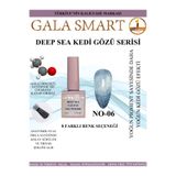 gala smart Deep Sea Cat Eye Gel Polish Kalıcı Oje 10 ml no:06