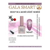 gala smart Deep Sea Cat Eye Gel Polish Kalıcı Oje 10 ml no:07