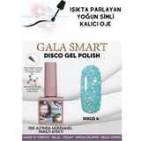 Gala Smart Flashta Işıkta Parlayan Simli Dısco Kalıcı Oje Oje Kodu: 4