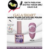 Gala Smart Gala Simli Kedi Gözü Kalıcı Oje Oje Kodu: Magıc Flash 4 - MAGIC FLASH 4