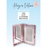 Gala Smart Hazır Demet "10D" Mıx Kutu Ipek Kirpik NO:10D 0.07 C Mix Kutu