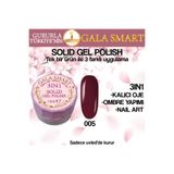 gala smart Kalıcı Oje Yeni Nesil Solid Gel Polish 3 in 1 NO:005