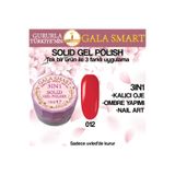 gala smart Kalıcı Oje Yeni Nesil Solid Gel Polish 3 in 1 NO:012