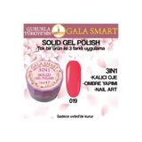 gala smart Kalıcı Oje Yeni Nesil Solid Gel Polish 3 in 1 NO:019