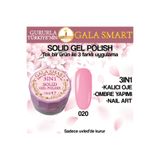 gala smart Kalıcı Oje Yeni Nesil Solid Gel Polish 3 in 1 NO:020
