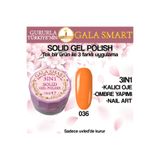 gala smart Kalıcı Oje Yeni Nesil Solid Gel Polish 3 in 1 NO:036