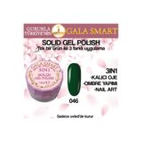 gala smart Kalıcı Oje Yeni Nesil Solid Gel Polish 3 in 1 NO:046