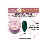 gala smart Kalıcı Oje Yeni Nesil Solid Gel Polish 3 in 1 NO:047