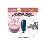 gala smart Kalıcı Oje Yeni Nesil Solid Gel Polish 3 in 1 NO:063