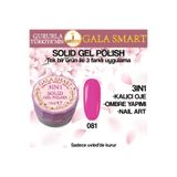 gala smart Kalıcı Oje Yeni Nesil Solid Gel Polish 3 in 1 NO:081