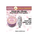 gala smart Kalıcı Oje Yeni Nesil Solid Gel Polish 3 in 1 NO:105