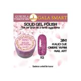 gala smart Kalıcı Oje Yeni Nesil Solid Gel Polish 3 in 1 NO:113