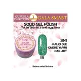 gala smart Kalıcı Oje Yeni Nesil Solid Gel Polish 3 in 1 NO:115