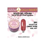 gala smart Kalıcı Oje Yeni Nesil Solid Gel Polish 3 in 1 NO:117