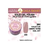 gala smart Kalıcı Oje Yeni Nesil Solid Gel Polish 3 in 1 NO:209