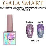 Gala Smart Platinum Diamond Kalıcı Oje 10 ml (Suda Renk Değiştiren Kalıcı Oje) Renk: Mc4
