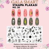 Gala Smart Stampa Plaka No:20 Sticker