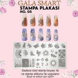 Gala Smart Stampa Plaka No:5 Sticker