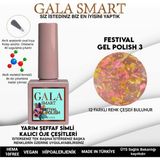 Gala Smart Yarı Şeffaf Zemin Simli Festival Kalıcı Ojeler - 03