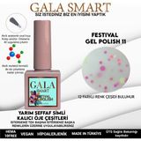 Gala Smart Yarı Şeffaf Zemin Simli Festival Kalıcı Ojeler - 11