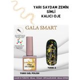 Gala Smart Yarı Şeffaf Zemin Simli Kalıcı Ojeler No: 2