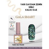 Gala Smart Yarı Şeffaf Zemin Simli Kalıcı Ojeler No: 4
