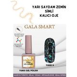 Gala Smart Yarı Şeffaf Zemin Simli Kalıcı Ojeler No: 5