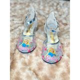 Gala Stil Gala Barbie Önü Şeffaf Topuklu Ayakkabı - Gümüş