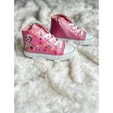 Gala Stil Gala Kız Çocuk Elsa Baskılı Converse Ayakkabı - Pembe
