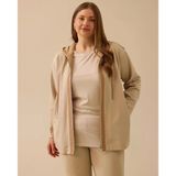 Gala-Xi Kadın Oversize Kapüşonlu Minimalist Ceket - Günlük Kullanım