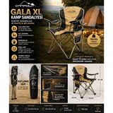 Gala Xl Katlanır Lüks Kamp Sandalyesi 150KĞ Taşıma Kapasitesi