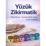 Galacticevo Yüzük Zikirmatik – Dijital Parmak Sayacı | Pratik, Hafif ve Ayarlanabilir