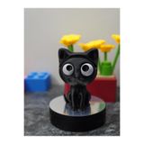 Galaksi 3D Kedi Gözlük Standı, Gözlük Tutucu Dekoratif Plastik Obje 14x9 cm