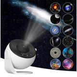 Galaksi Projeksiyon Gece Lambası, 12 Adet HD Yansıtma Diski, Gerçek Uzay Görüntüleri, Yüksek Çözünürlük, Zamanlayıcılı Kapanma, Ayarlanabilir Parlaklık, Çocuklar İçin Planetaryum Galaksi Projektörü