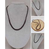 Galaksi Serisi Lal (Granat Garnet) Taşı Tasarım Kolye