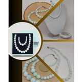 Galaksi Serisi Larimar Taşı Kolye & Bileklik Seti
