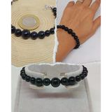 Galaksi Serisi Shungite (Şungit) Taşı Tasarım Bileklik