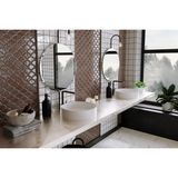 Galaksi Tezgah Üstü Lavabo Yuvarlak Beyaz Çanak Lavabo - 45