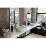 Galaksi Tezgah Üstü Lavabo Yuvarlak Beyaz Çanak Lavabo