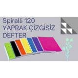 Galaksim Store Spiralli Defter - ÇİZGİSİZ - 120