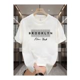 GALASHOP Erkek Pamuk T-Shirt Brooklyn New York Grafik