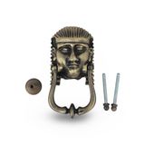 Galata Bronz Antik Mısır Firavun Tasarımı Kapı Tokmağı, Pirinç, Antik