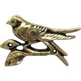 Galata Bronz Güvercin Kapı Zili, Parlak Sarı/siyah
