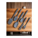GALATAPAZAR 6'lı Yanmaz Yapışmaz Silikon Spatula Seti