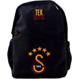 Galatasaray 3 Bölmeli Okul Sırt Çantası (25691) 5 Yıldız Detaylı Ortopedik Destekli Su Geçirmez