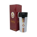 Galatasaray 400ML Lisanslı Çift Katlı Paslanmaz Çelik Termos Mug 8 Saat Sıcak Soğuk Hediye Kutulu