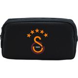 Galatasaray 5 Yıldızlı Arma Siyah Kalemlik 2 Bölmeli Hafif ve Taşınabilir