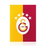 Galatasaray 5 Yıldızlı Dikey Balkon Bayrağı 150x225cm U251385