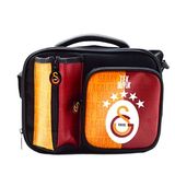 Galatasaray 5 Yıldızlı Tek Büyük Suni Deri Beslenme Çantası (25685)
